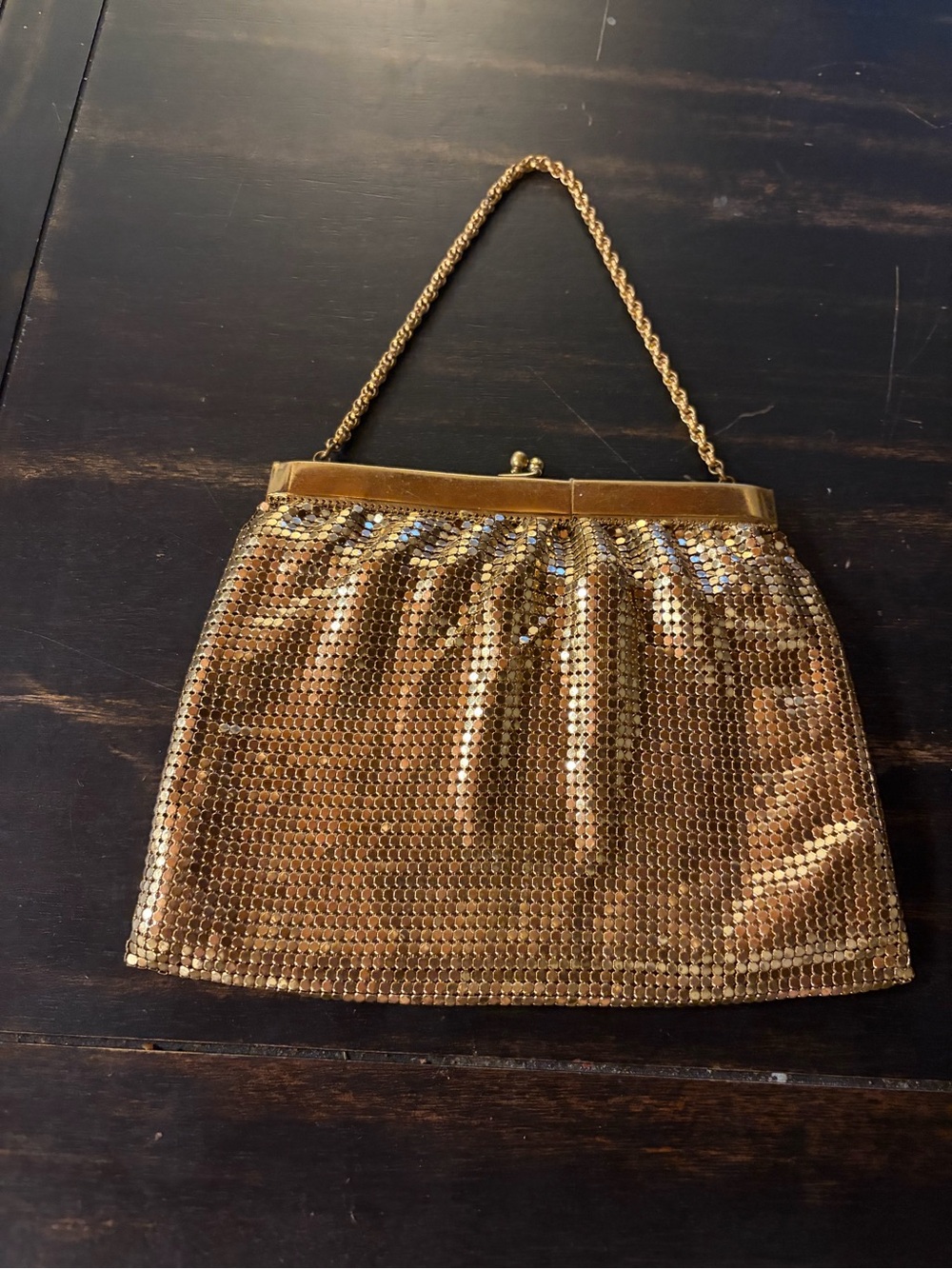 Whiting and Davis Kisslock Evening Bag
